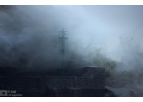 Piękny sztorm w Ustce, fot. Monika Lesner- Mączyńska